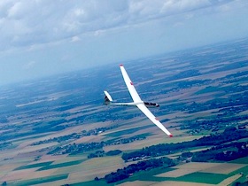 Planeur en vol